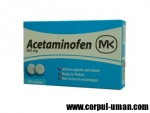 Acetaminofen (Paracetamol) 500 mg, comprimate